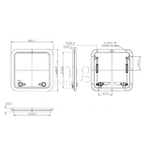 Osteriggio G-Type 481 x 481