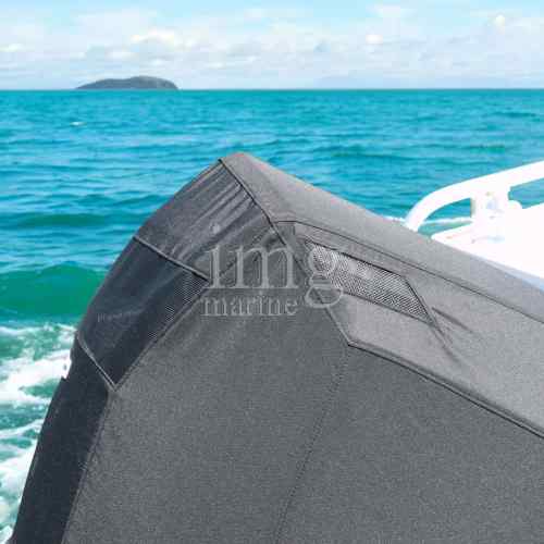 Coprimotore ventilato Oceansouth per motori fuoribordo Mercury - in navigazione
