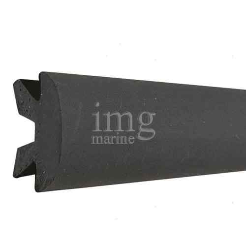 Profilo bottazzo in PVC H37 Nero