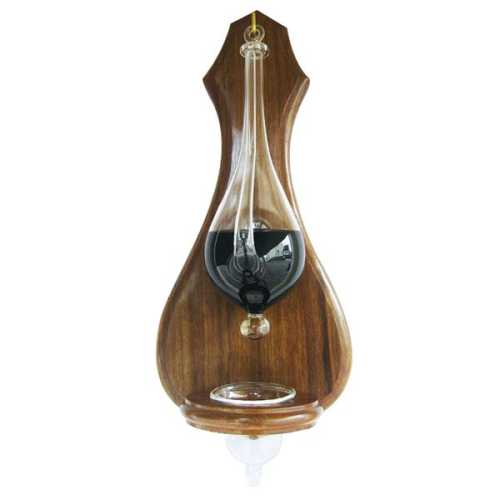 Barometro ad acqua con base in palissandro