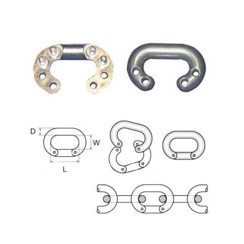 Falsamaglia in acciaio Inox detagli