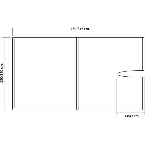 Tendalino Cagnaro parasole Trem disegno