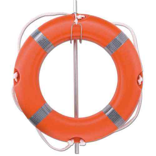 Supporto in acciaio inox per salvagente esempio