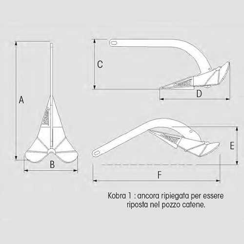Ancora Kobra® in accaio galvanizzato
