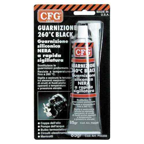 Guarnizione siliconica Nera 260°