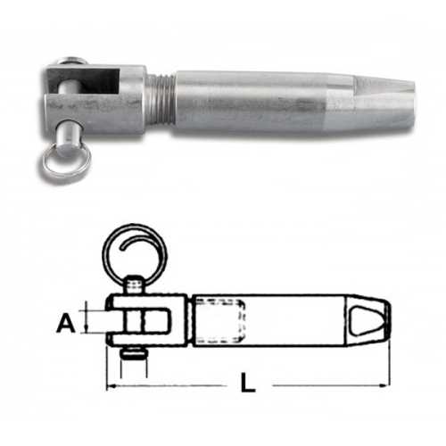 Terminali a forcella per cavo Parafil