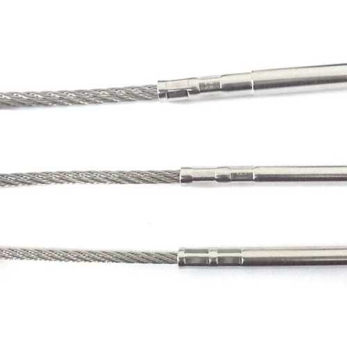 Terminali con forcella snodata a pressare dettaglio