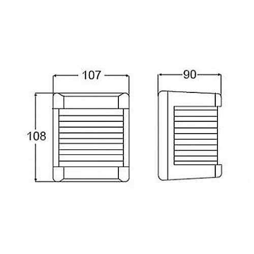 Fanali di via Hella Marine 2984 20m