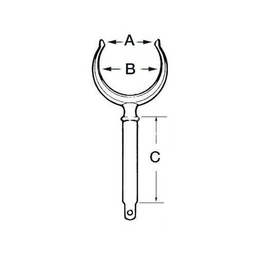 Scalmiera in plastica rinforzata misure