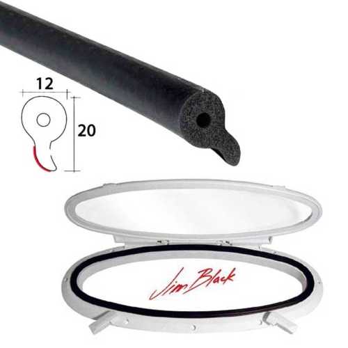 Guarnizione in gomma per passauomo osteriggio JIM BLACK