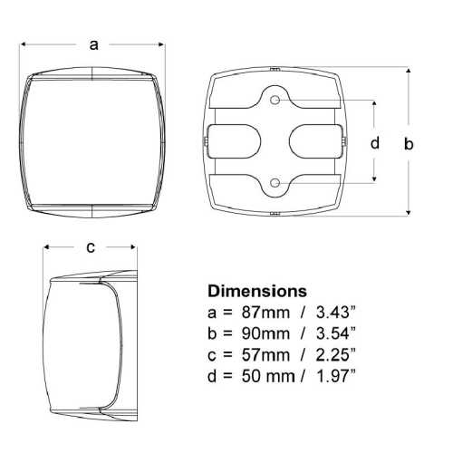 Fanali di via NaviLED Pro B Hella Marine 50m