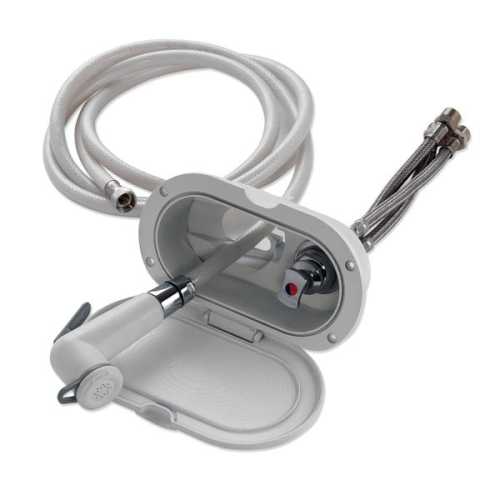 Box ovale completo di miscelatore e doccetta Standard