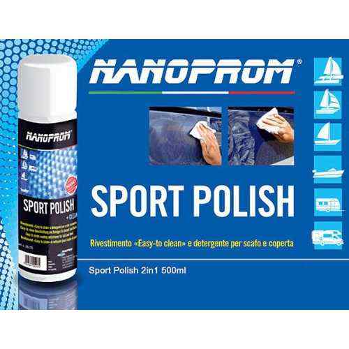 Detergente Protettivo Sport Polish Nanoprom 2in1 500 ml.