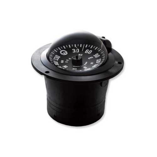 Bussola a incasso Zenith BZ3 con schermo antiriflesso e chiesuola. 