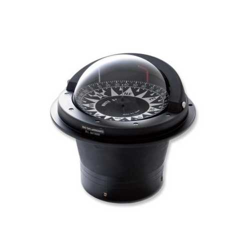 Bussola a chiesuola White Star BW2 con schermo antiriflesso e illuminazione 12V (24V a richiesta). 