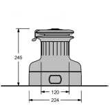 Winch XT Antal con self-tailing e 3 velocità Ridotte