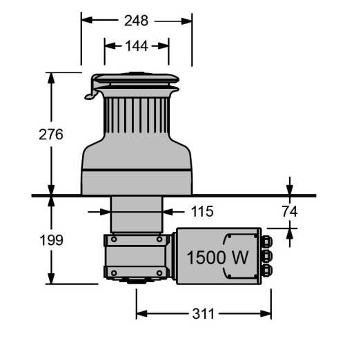 Winch elettrici Serie XT-3EH Antal