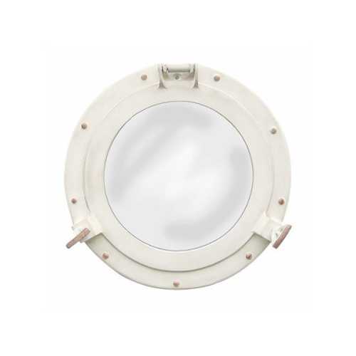 Specchio Oblò in alluminio apribile