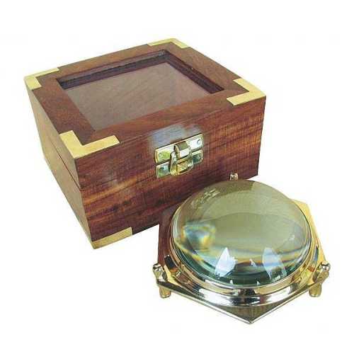 Lente di ingrandimento esagonale da scrivania