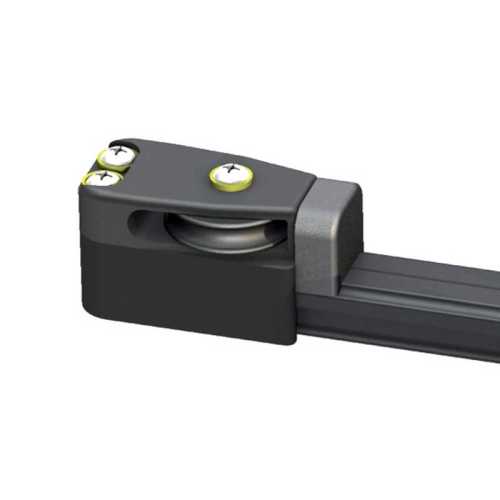 Terminale con 1 puleggia per rotaia 31x21 Antal