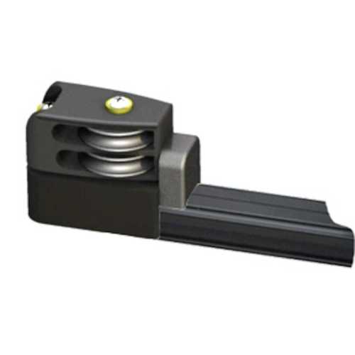 Terminale con 2 pulegge per rotaia 31x21 Antal