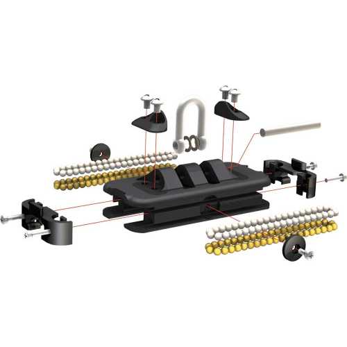 Carrello randa Antal 110 con 1 puleggia e giunto Stand-Up