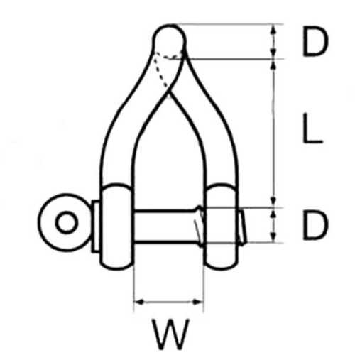 Grillo ritorto inox misure