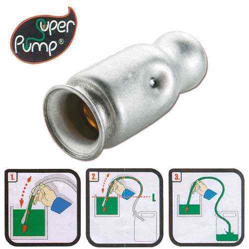 Pompa di travaso 10 litri Superpump originale dettaglio