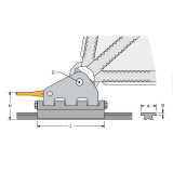 Carrello tesabase su fibra HS autolubrificante