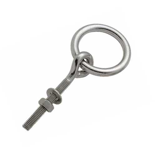 Anello su perno filettato in acciaio Inox