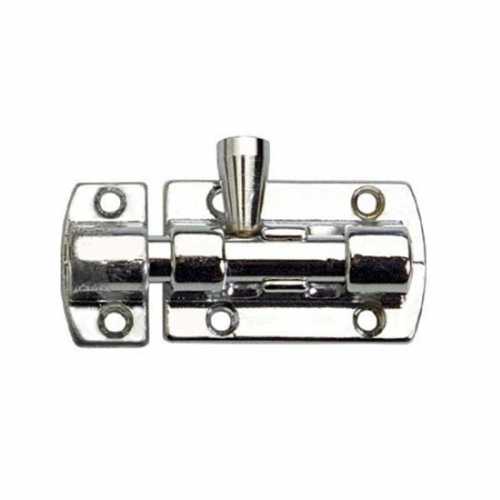 Catenaccio in ottone cromato con angoli smussati