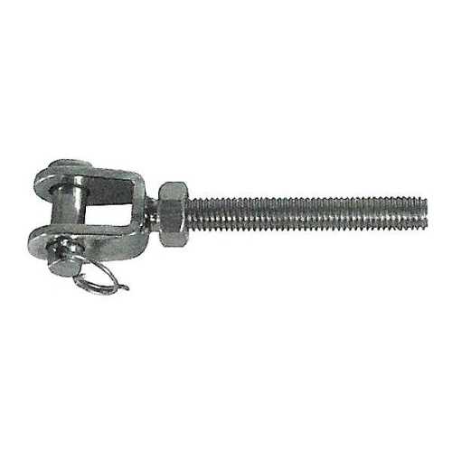 Tenditori modulari MTM - Forcella fissa filettatura destra