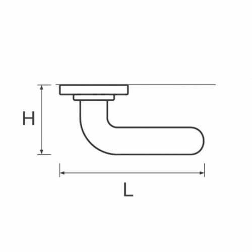 Maniglia Catch 4 in ottone cromato