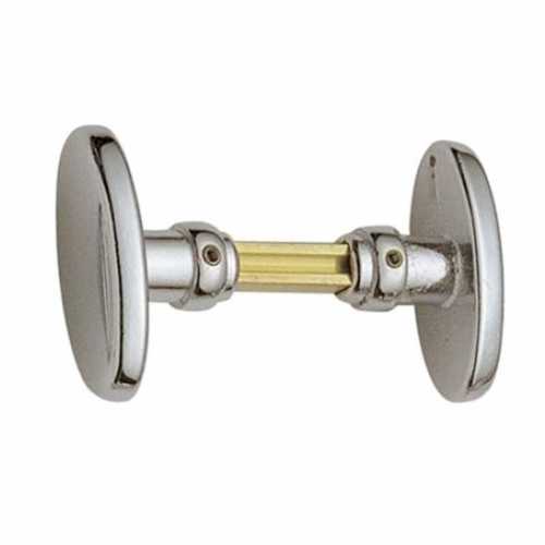 Maniglia ovale in ottone cromato