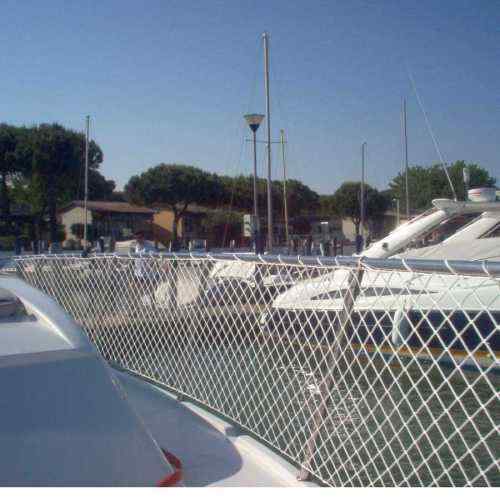 Rete di protezione per battagliola esempio