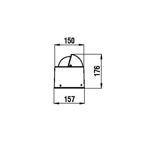 Bussola a chiesuola Urania BU1 Riviera con Rosa da 2 Gradi