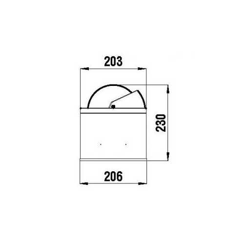 Bussola a chiesuola White Star B6W5 Riviera