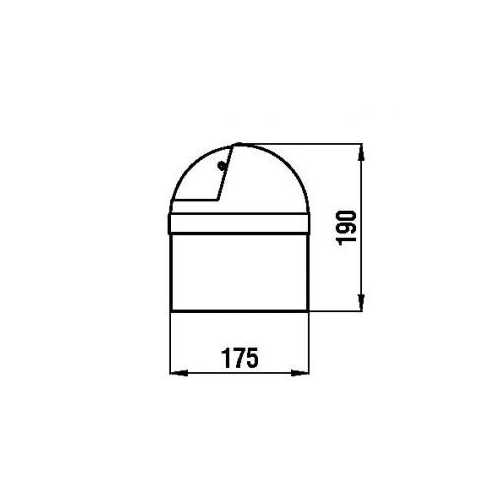 Bussola a chiesuola in acciaio Inox White Star BW6 Riviera
