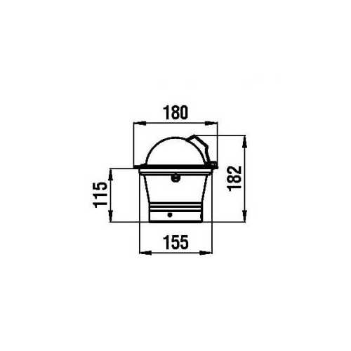 Bussola a incasso White Star BW1 Riviera