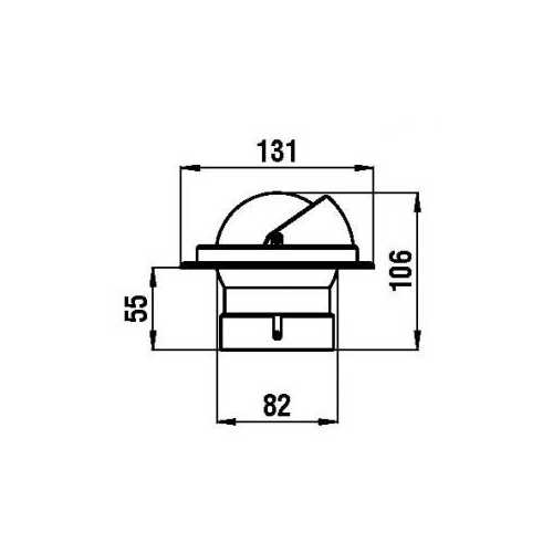Bussola ad incasso Artica BA1 Riviera