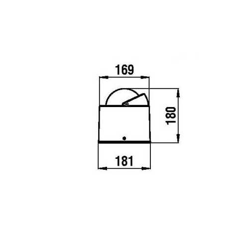 Bussola a chiesuola Urania BU5 con rosa da 5 Gradi