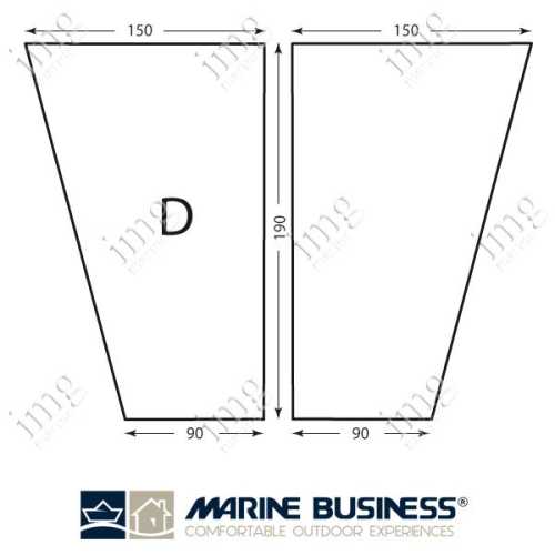 Lenzuolo cotone elasticizzato Mod.D - Marine Business