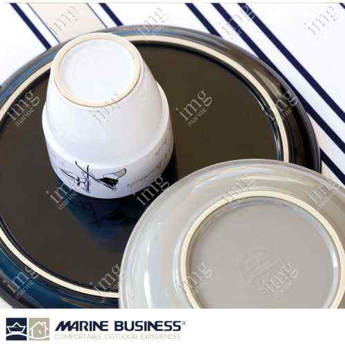 Piatti piani melamina Welcome on Board Marine Business