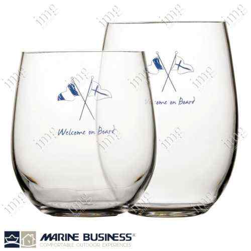 Bicchieri infrangibili Welcome on Board Marine Business