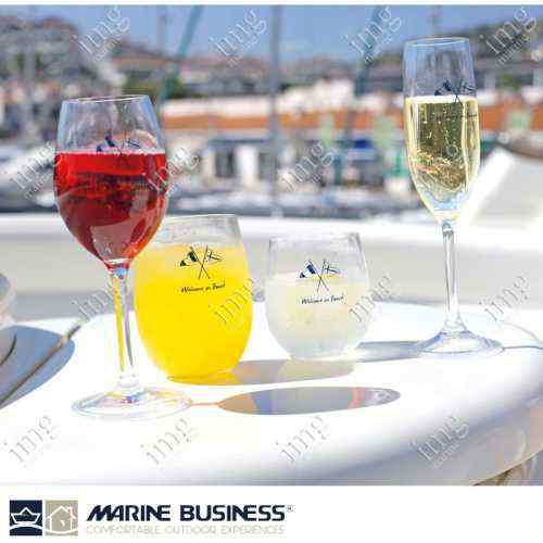 Bicchieri infrangibili Welcome on Board Marine Business