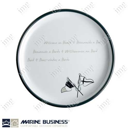 Set piatti 25 pezzi Welcome on Board Marine Business Piatto dessert