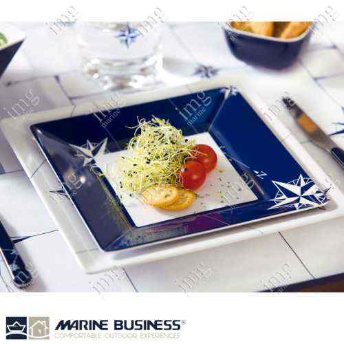 Piatti quadrati da dessert Northwind Marine Business