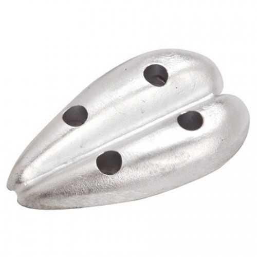 Anodo a goccia doppia in zinco per carena