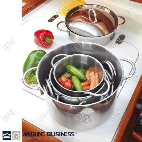 Batteria da cucina 7 pezzi Marine Business
