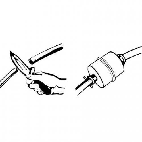 Filtro in linea angolato per motori diesel 2000